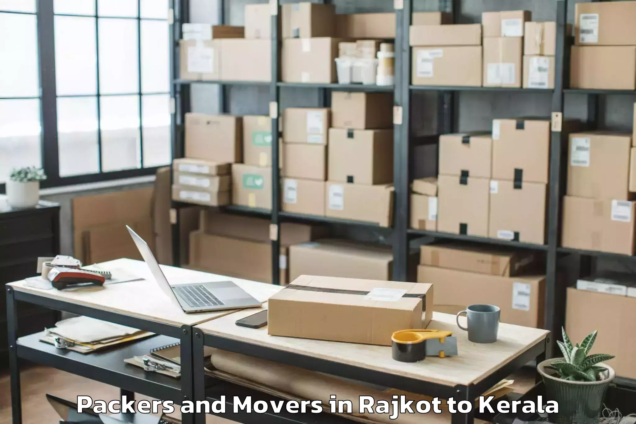 Reliable Rajkot to Piravom Packers And Movers